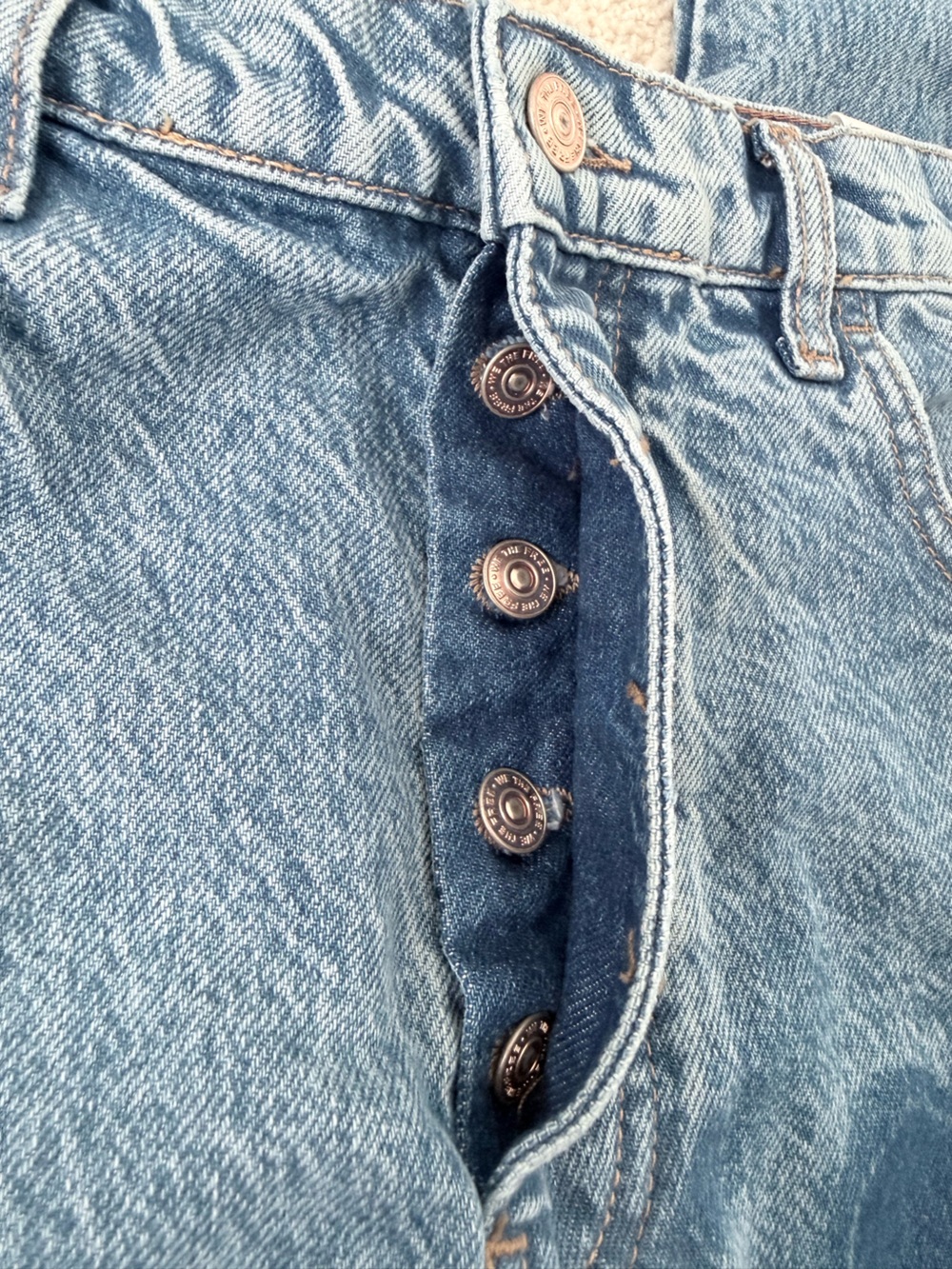 Free People Good Luck Shadow Patch Jeans in Change of Heart Wash - Picture 13 of 15